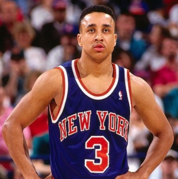 John Starks (Hardwood Classic)-(Knicks)-(Jersey)-(Blue)-(New)-(Size L)-$85.00 - Picture 4 of 15